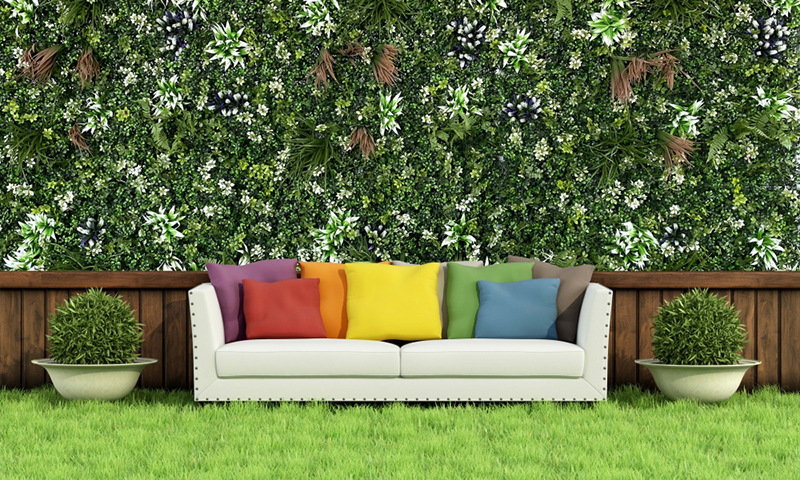 Construction plan of large-scale 3D artificial vertical garden