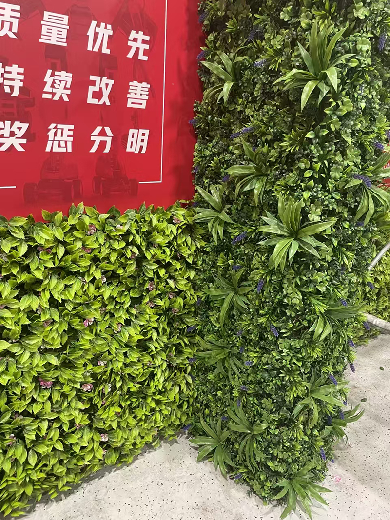 The artistic expression form of 3D artificial vertical gardens