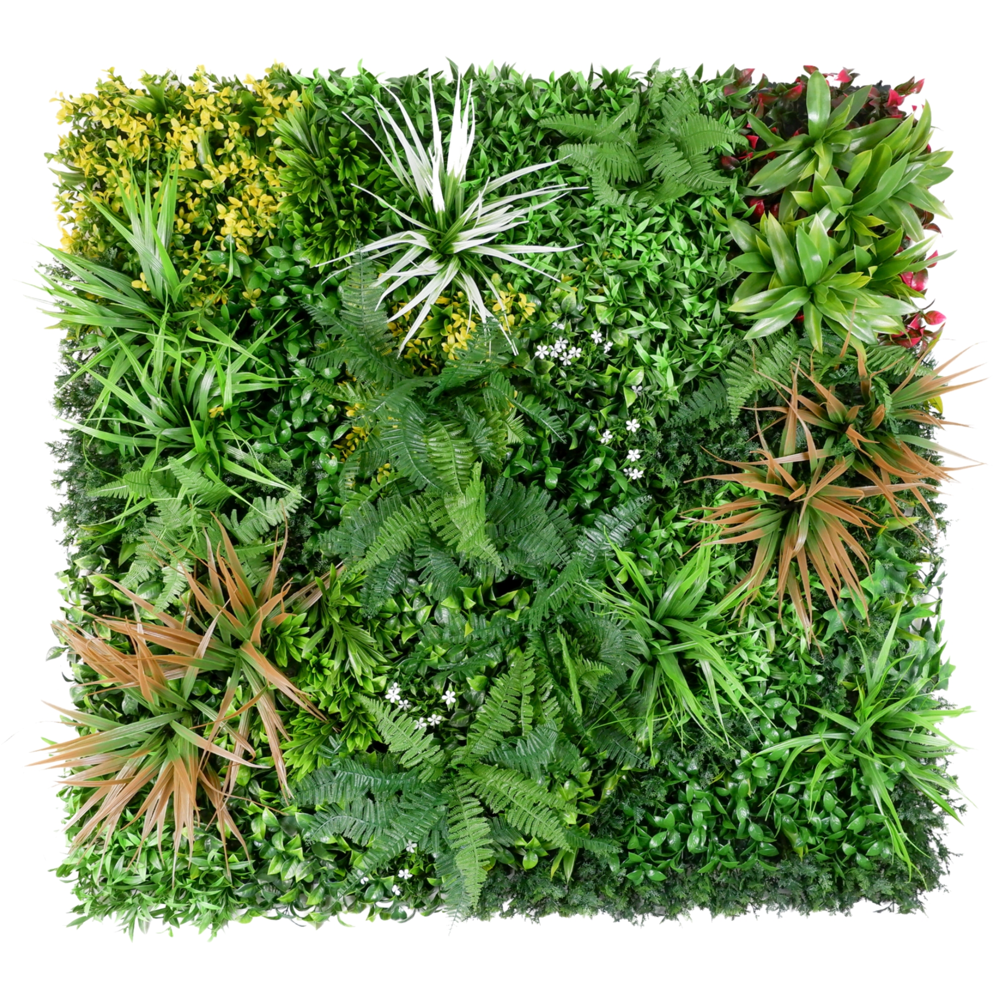 Dense Tropical Artificial Grass Wall Panel-ZY027