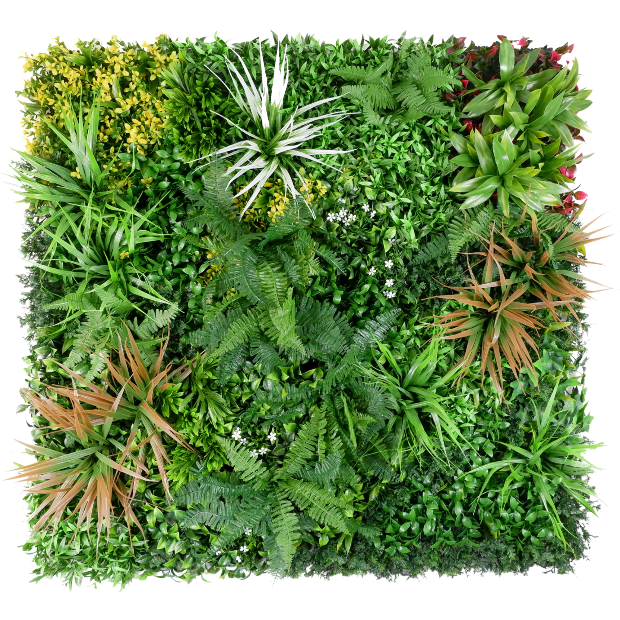 Dense Tropical Artificial Grass Wall Panel-ZY027