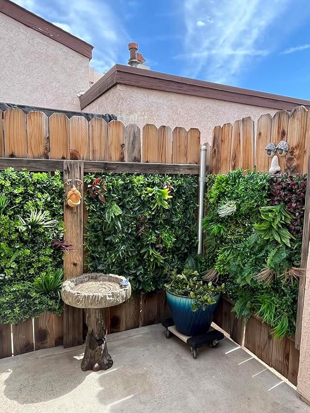 Soil improvement of 3D artificial vertical gardens