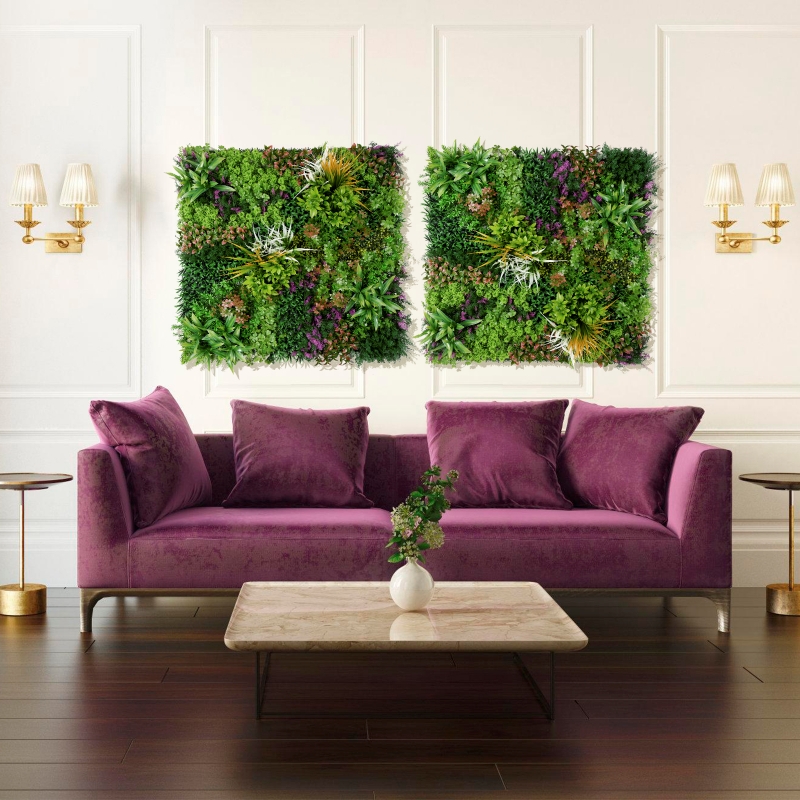 Intelligent control of 3D artificial vertical gardens